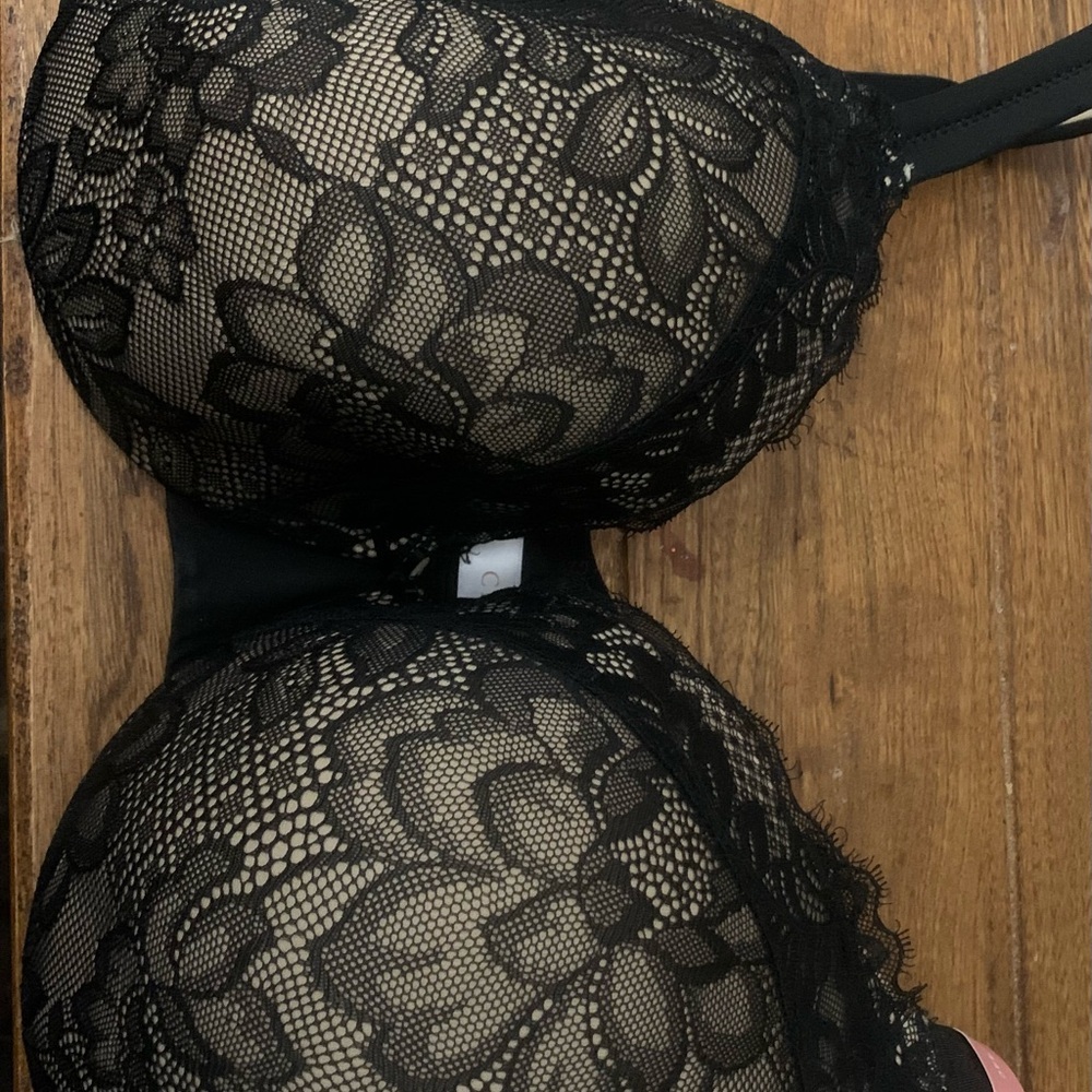 Cacique 44C Bra NWT  Black Lace Underwire